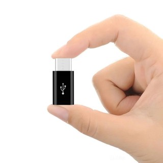 Адаптер переходник с micro-USB на Type-C чёрный (новый)