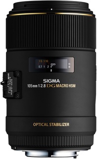 Объектив Sigma AF 105 mm F2.8 EX DG MACRO HSM для Canon (s/ n:16346883) Б/ У