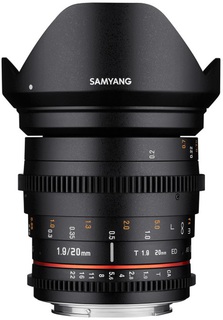 Объектив Samyang 20 mm T1.9 ED AS UMC VDSLR Nikon (47536)