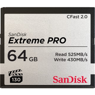 Модуль памяти  CFast  64 Gb Sandisk Extreme Pro 3433x, (525 Мb/s) (SDCFSP-064G-G46D)