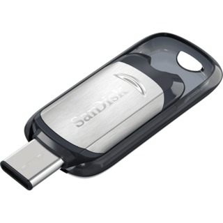 Накопитель  32Gb Sandisk Ultra CZ450, Type C, USB3.1 серебристый (SDCZ450-032G-G46)