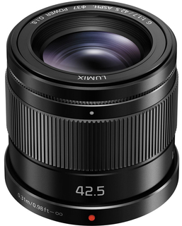 Объектив Panasonic Lumix 42.5mm f/ 1.7 G Aspherical Power OIS черный (H-HS043E-K)