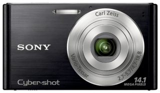 Цифровой фотоаппарат SONY DSC-W320 Черный +чехол +SD 8Gb без зарядника Б/ У