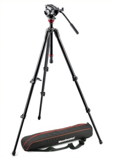 Профессиональный видеоштатив Manfrotto MVH500AH,755XBK штатив 755XBK + голова MVH500AH