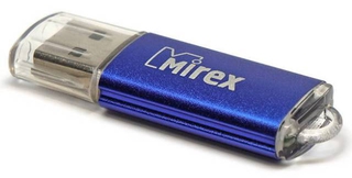 Накопитель   8Gb Mirex Unit, USB 2.0, синий