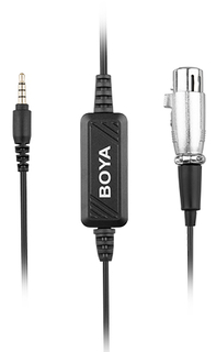 Кабель XLR микрофонный Boya BY-BCA6 с разъемом 3,5 мм