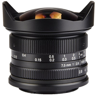 Объектив 7Artisans 7.5mm F2.8 (Sony E-mount) черный