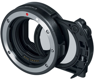 Адаптер крепления Canon EF-EOS R Drop-In Filter Mount + C-PL фильтр