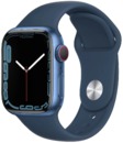 Apple Watch Series 7 GPS 45mm Aluminum Case with Abyss Blue Sport Band Blue (MKN83LL/ A)