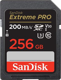 Карта памяти 256 ГБ SDXC Extreme PRO UHS-I U3 V30 чтение/ запись МБ/ сек 200/ 140 (SDSDXXD-256G-GN4IN)