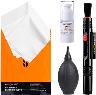 Набор для очистки оптики K&F Concept 4-in-1 Cleaning Kit (Карандаш,Груша,Жидкость,Салфетки (1618)