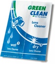 Пара одноразовых салфеток Green Clean (влажная+сухая) для чистки оптики