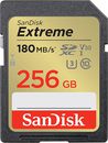 Карта памяти  SD 256 Gb Sandisk SDXC Extreme 180MB/ s, cl 10, V-30,UHS-I U3 (SDSDXVV-256G-GNCIN)