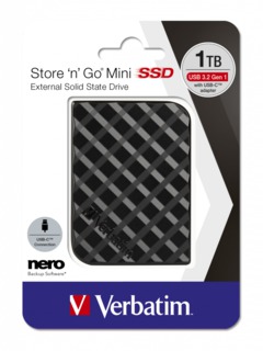 Накопитель SSD Verbatim 1Tb V SNG Mini SSD USB3.2Gen1 (black)