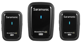 Радиосистема Saramonic Blink500 ProX Q20(TX+TX+RX) приемник + 2 передатчика, разъем 3,5мм