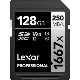 Карта памяти 128ГБ Lexar Professional 1667x SDXC UHS-II C10 V60 U3