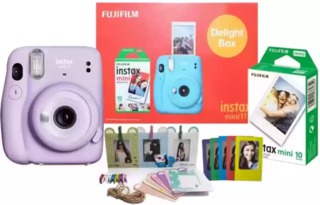 Фотокамера моментальной печати FUJIFILM Instax MINI 11 Delight BOX Kit Pink