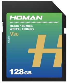 Карта памяти  SD 128 Gb Homan UHS-I SDXC (V30) (R180/ W150Mb/ s)