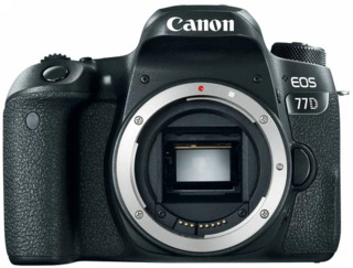 Цифровой фотоаппарат Canon EOS 77D Body (s/ n: 163031000172) пробег 24500 кадров Б/ У