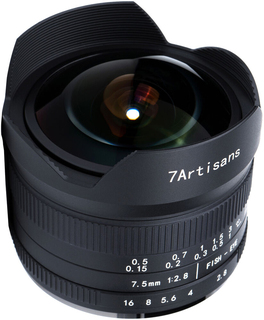 Объектив 7Artisans 7.5mm F2.8 II Fisheye (E-Mount) для APS-C