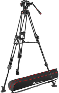 Manfrotto MVK504XTWINFA Видеокомплект голова + штатив FAST с двойными ногами, алюм.